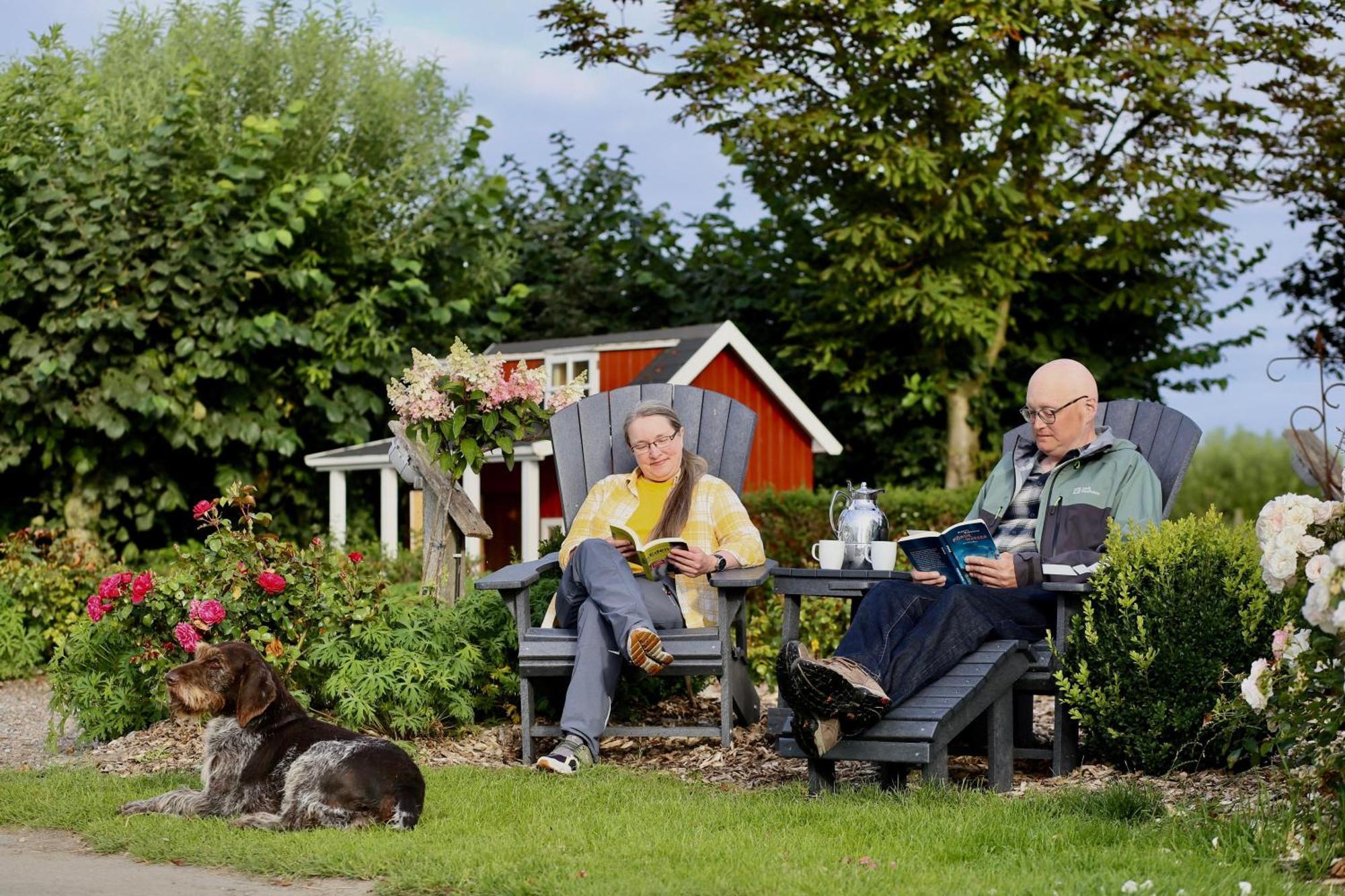 Nordsee Bauernhof Familie Wulff Fewo "Suedfall" Reussenkoge Экстерьер фото